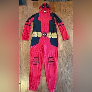 MARVEL DEADPOOL WOLVERINE BY BIOWORLD ONESIE PAJAMAS MENS SIZE L/XL